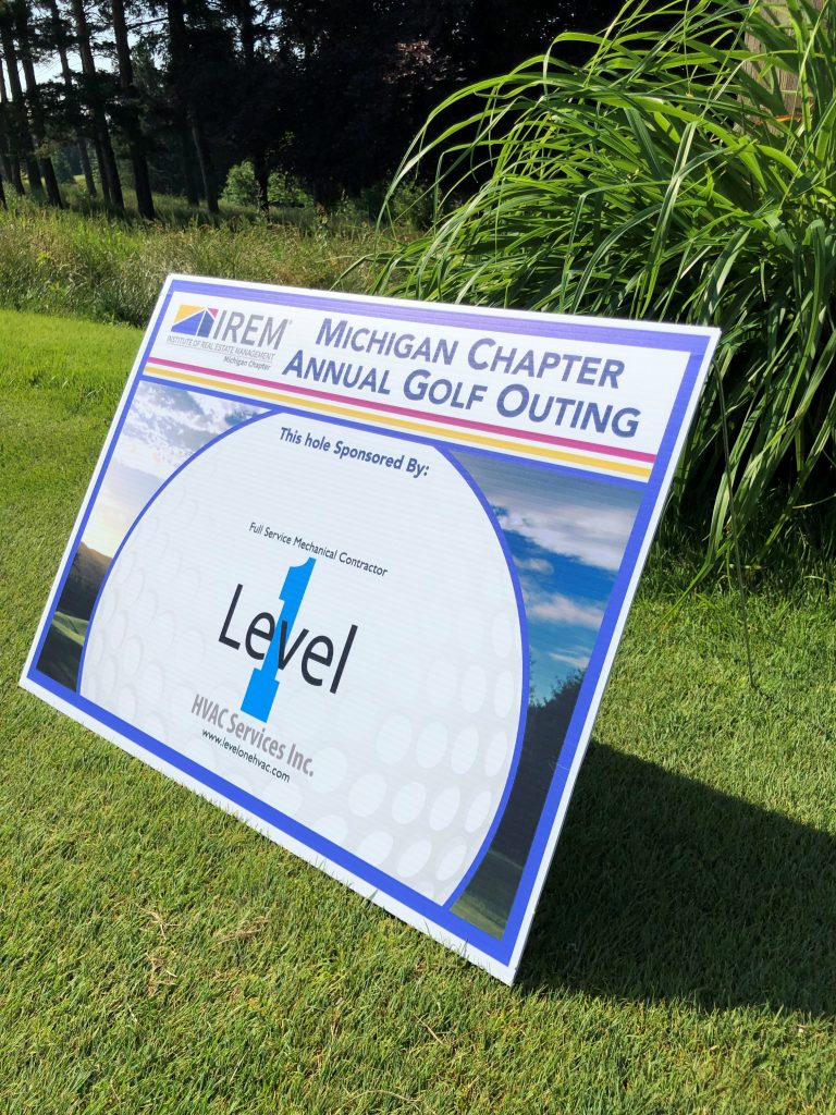 Signage IREM Golf July 2019